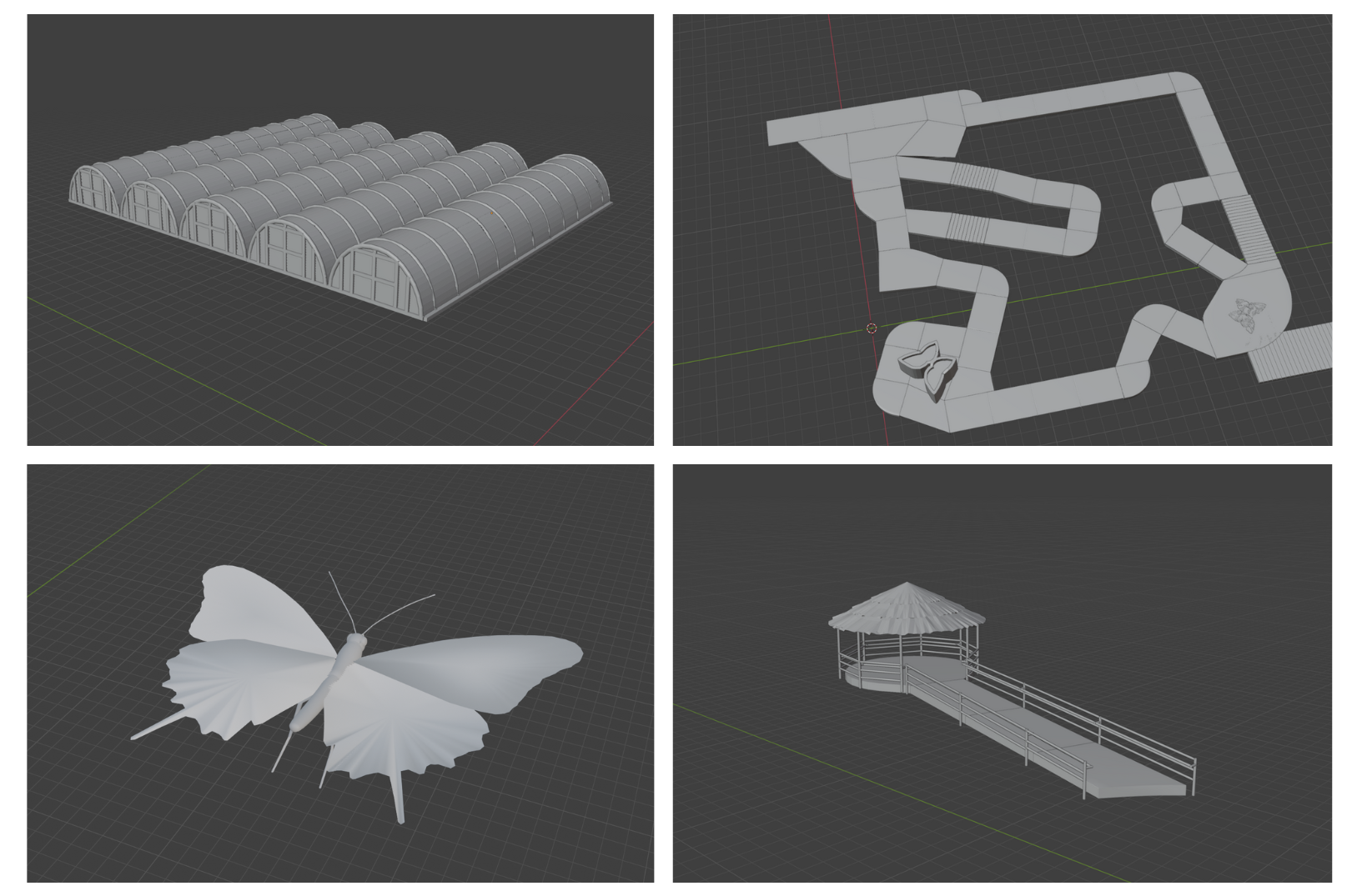 Model 3D Objects and Environment